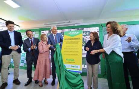 Caiado, Gracinha e Daniel inauguram unidade social que amplia rede de assistência em Goiás